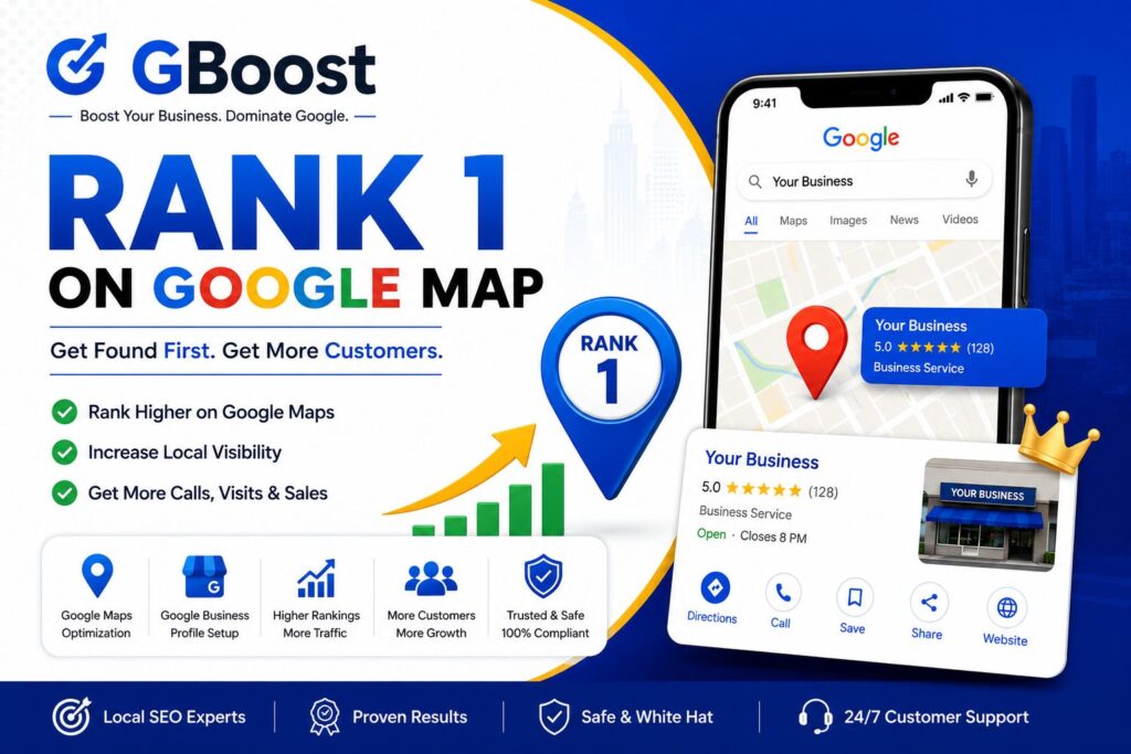 Rank 1 on Google Map with Local SEO and Google Business Profile Optimization | GBoost